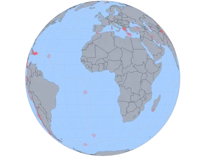 GeoCircle - earthquake-globe
